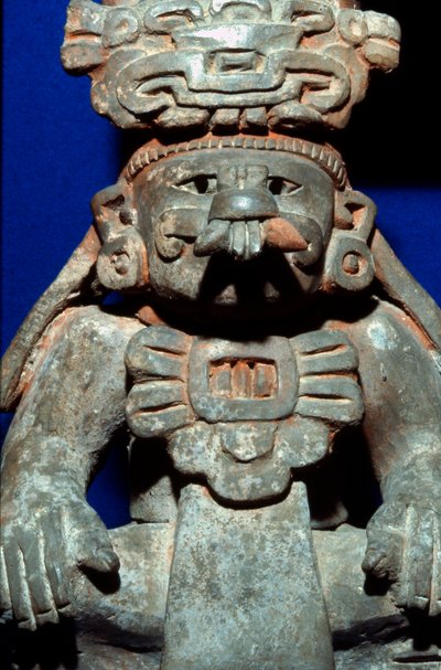 Funeraire urn, late klassieke periode (700-1000 AD) door Zapotec